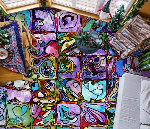 Art pattern ske1570 - 3d, floor