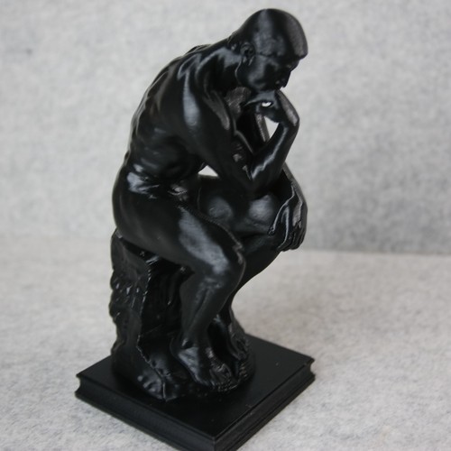The thinker rodin printed - thinker, 3d